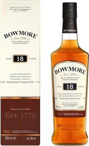 BOWMORE ボウモア18年 アイラ シングルモルト ウイスキー ピート ラフロイグ グレンフィディック アードベッグ マッカラン 山崎 白州