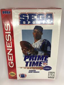 新品 【DION SANDERS PRIME TIME NFL FOOTBALL】北米版セガ ジェネシス用ソフト ②