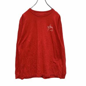 guy ttarvey 長袖 プリント Tシャツ キッズ XL 150 レッド 魚 ロンT 古着卸 アメリカ仕入れ a411-5138