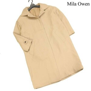 Mila Owen ミラオーウェン 通年 ステンカラー コクーン コート Sz.0　レディース ベージュ　D3T00110_1#O