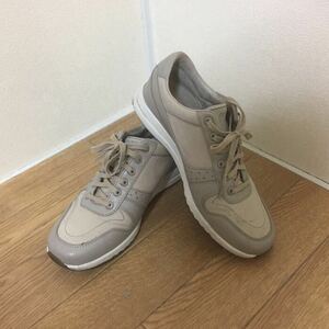 美品★ROCKPORT★ロックポート★レディーススニーカー★M78036★22cm★ベージュ系