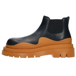 定価181500円 BOTTEGA VENETA THE TIRE BOOT レザー タイヤ アンクル サイドゴア チェルシー ブーツ ボッテガ ヴェネタ 40