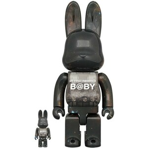 【新品未使用】BE@RBRICK MY FIRST B@BY SPACE Ver. R@BBRICK 100％ & 400％ BEARBRICK ベアブリック メディコムトイ 千秋 マイファースト 