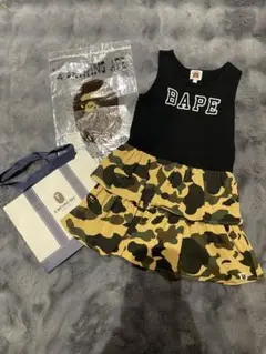 A BATHING APE ノースリーブワンピース 110