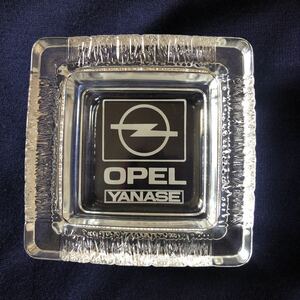 激レア非売品　OPEL YANASE オペル　ヤナセ ガラス製　灰皿　ノベルティ