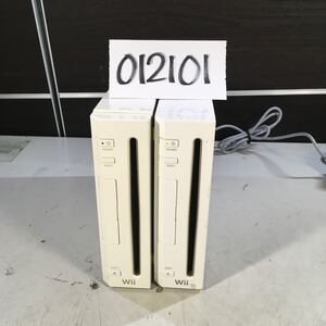 (012101E) 任天堂 Nintendo Wii ゲーム機本体のみ　ジャンク品2台セット