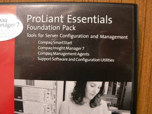送料最安 230円 PQ01：COMPAQ ProLiant Essentials Foundation Pack　CD 2枚とFD 1枚