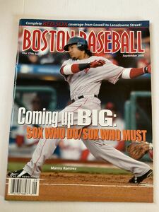 ボストンレッドソックス ゲームプログラム 2006年9月号 Boston Redsox MLB メジャーリーグ マニーラミレス オルティーズ バリテック