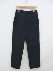 JIL SANDER tyra サイズ44 コットン ステッチポケット パンツ ブラック 濃紺 メンズ ジルサンダー 中古 1-0514M F83657