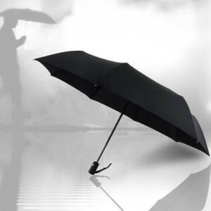 ④BENZ☆ノヴェルティの折りたたみ傘/黒(非売品)アンブレラ紳士用/新品azu00pd