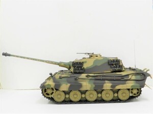 【対戦可能・塗装済み完成品戦車ラジコン】Heng Long（ヘンロン）製 Ver.7.0 2.4GHz 1/16 キングタイガー ヘンシェル砲塔 ☆3888A-1