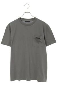 プラダ PRADA UJN677 サイズ:XXL トライアングルロゴポケットTシャツ 中古 FK04