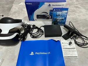 SONY PlayStation VR CUH-ZVR2 本体 ヘッドセット PSVR ジャンク品　③のACアダプター不足　通電・動作未確認 100サイズ