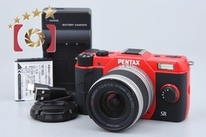 【中古】PENTAX ペンタックス Q10 ズームレンズキット レッド シャッター回数僅少