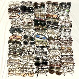 ジャンク メガネ 眼鏡フレーム サングラス 200点以上まとめ売り11 大量 バレンシアガ レイバン メッツラー等 ray ban BALENCIAGA セット