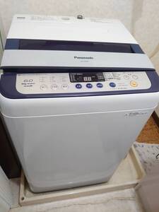 Panasonic NA-F60PB7 2013年製 6.0kg ビッグウェーブ洗浄 