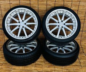 ★希少 ★WORK GNOSIS GS1 ★20×8.0JJ +35 ★20×9JJ＋32 ★PCD 114.3 ★5H ★タイヤ 245/35R20 ★4本セット