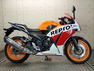 【63755】CBR250R２０１５年モデル　レプソルカラー　２灯式ヘッドライト　ＥＴＣ車載器　【動画あり】【画像あり】