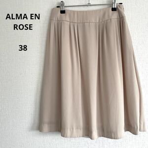 ALMA EN ROSE ハナエモリ アルマアンローズ ひざ丈スカート 38 PA