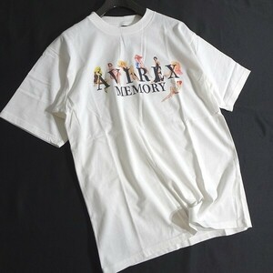 AVIREX アヴィレックス リラックスフィット ピンナップガールズ＆ロゴ クルーネック 半袖 Tシャツ カットソー 6123265 01 M▲018▼kkf375us