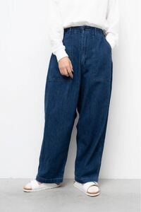 ORDINARY FITS JAMES PANTS オーディナリーフィッツ ジェームスパンツ デニム ワイド ジーンズ インディゴ ユニセックス 日本製 0 