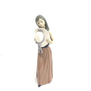 ◆LLADRO リヤドロ シャイな少女 フィギュリン◆ 5007 マルチカラー 陶器 置物