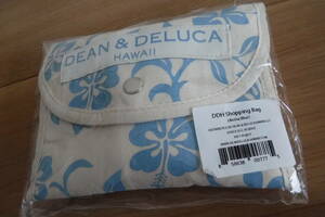 税不要特価 正規品 新品!DEAN＆DELUCA ディーンアンドデルーカ ハワイ購入 ハワイ限定 トートバッグ ハワイアン エコバッグ♪アロハブルー