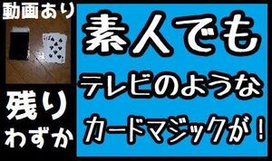 入札＝落札！　 トランプ　手品　一発芸　合コン　コンパ　飲み会で大活躍　カード　マジック　宴会芸