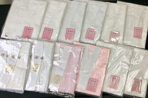 ◎中古着物 小物 長襦袢 まとめ売り12点 化繊 洗える長襦袢正装礼装用 夏用 絽 新品 未使用品 美品 中古品 現状品 和ものや傳 C0155