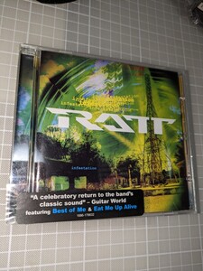 CD 輸入盤RATT「infestation」（インフェステイション）2010年 　カルロスカヴァーゾ CarloseCavazo