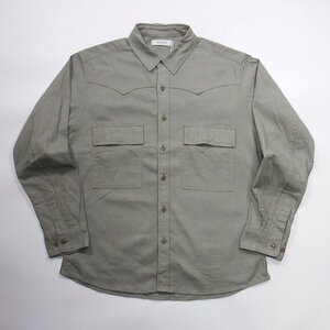 未使用品 nonnative EXPLORER SHIRT COTTON SILK NEP TWILL NN-S4507 3 KHAKI ノンネイティブ エクスプローラーシャツ コットン シルク