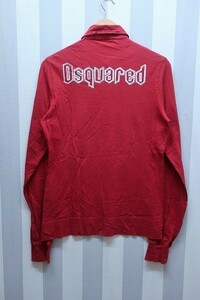 2-4960A/DSQUARED2 長袖ダメージ加工ポロシャツ ディースクエアード 送料200円 