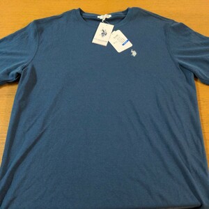 W☆新品☆U.S.POLO ASSN.☆半袖Ｔシャツ☆5L☆男性用☆ダークブルー☆No.1576