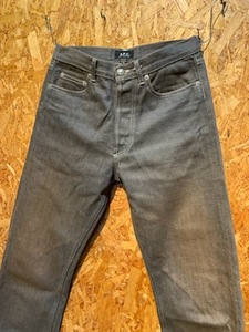 メンズ パンツ A.P.C. BOOTLEGアーペーセー デニム ジーンズ グレー チュニジア製 FD909 / W30 全国一律送料520円