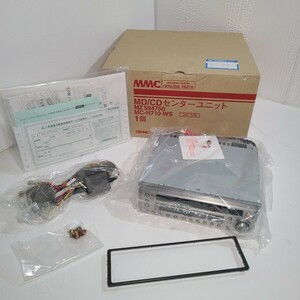 １円 ～ 未使用品 三菱 ミツビシ 自動車 1DIN MD CD プレーヤー MITSUBISHI MC-H710 AM FM AUX 対応 センター ユニット 