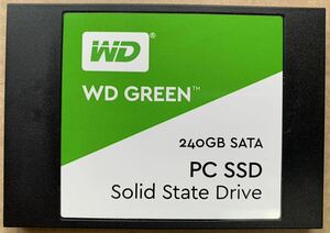 【使用時間3811時間】WD Green 240GB WDS240G1G0A-00SS50 2.5 SATA SSD 626