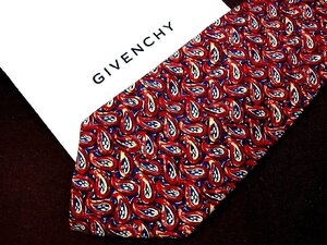 ♪24776D♪状態並品【ペイズリー 柄】ジバンシィ【GIVENCHY】ネクタイ