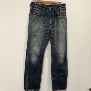 ◇リーバイスLevi’s 502-03 デニムパンツ ジーンズ 日本製 革パッチ ビンテージ加工 W32