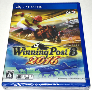 ■【新品未開封】ウイニングポスト8　2016　 PS VITA PSV　 通常版　 Winning Post 8 2016　 WinningPost2016　82016　ウイポ8　競馬　■ C