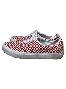 VANS◆ローカットスニーカー/28.5cm/RED/キャンバス/507698//