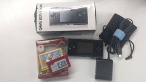 GAMEBOY micro OXY-001 本体　スーパーマリオブラザーズ ソフト