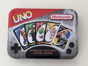 UNO スペシャルエディション 任天堂公式ライセンス製品 マリオ ドンキーコング他 UNOカード メタルケース入 美品 112枚 Sababa Toys