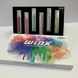 ポケットシーシャ winx S161カジュアル【全6種×各1本】専用BOX入り タール・ニコチン0 電子タバコ 使い捨て