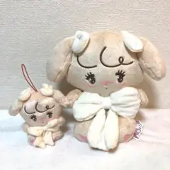 【匿名発送】 mikko 抱きしめおリボンぬいぐるみ ナッツ マスコット