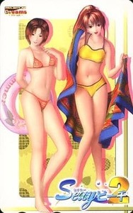 Sexyビーチ2 描き下ろしテレカ 上杉麗緒奈/如月舞 新品 生産終了 テレホンカード ILLUSION セクシービーチ2