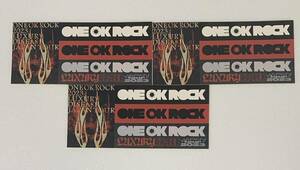 ONE OK ROCK 2023 LUXURY DISEASE JAPAN TOUR DVD/BD購入特典 オリジナルステッカーシート 3枚 非売品