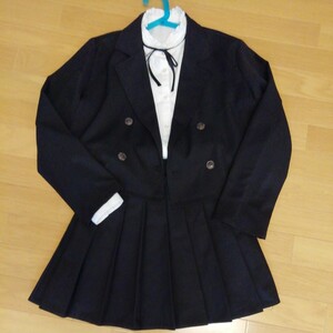 卒服3点セット　小学生　女の子　160 中古