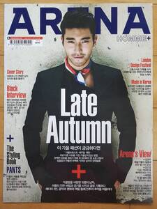 [SUPER JUNIOR チェ・シウォン] 韓国雑誌切り抜き 表紙+特集10P+目次/2013年