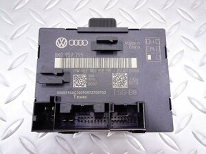 A/BS18■Audi A4 ABA-8KCDH (アウディ B8 1.8TFSI 2008y)■左リアドアモジュール 8K0959795 (左R ドアコンピューター ユニット