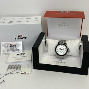 TISSOT ティソ Seaster シースター パワーマティック80 T120407A T120.407.11.031.00 デイト メンズ腕時計 AT 自動巻き 箱/保証書 極美品